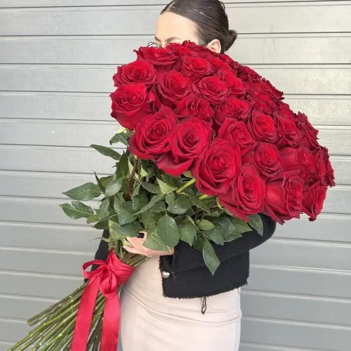 Купить Букет из роз 80 см №908