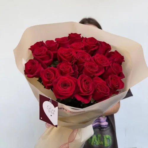 Купить Букет из 21 розы 80 см №841