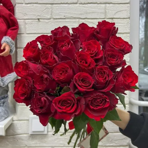 Купить Букет из 21розы 60см №893