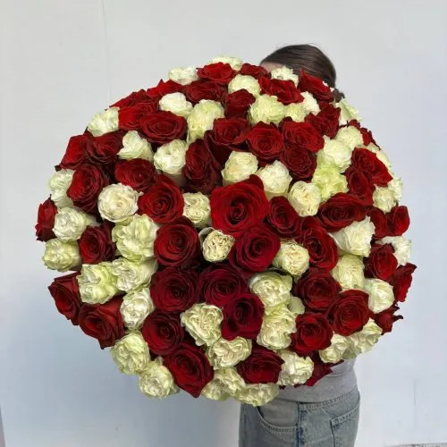 Купить Букет из 101 розы 70см №896/1